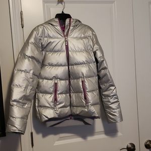 Lands End silver jacket